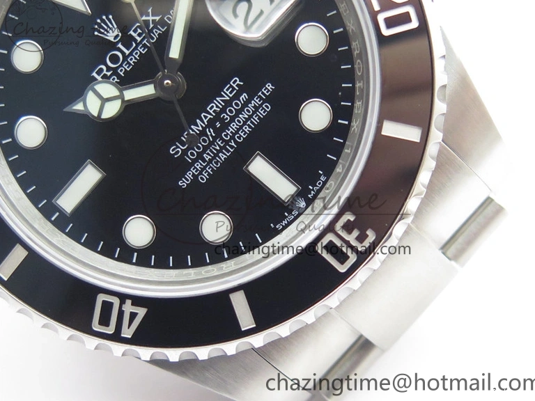 1218 Submariner 41mm 126610 LN Black Ceramic 904L Steel VVSF 1:1 Best Edition A NewStyle 2494